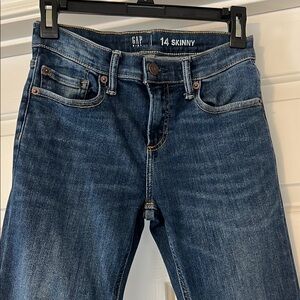 GAP kids big boy Blue Skinny jeans size 14